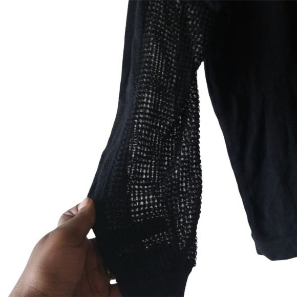 STELLA NORA | mesh style cutout top/blouse - Picture 3 of 5